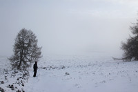 A snowy walk at the White Caterthun