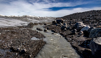 On the edge of the ice cap.