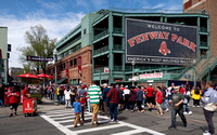 Going to the ballgame at Fenway Park.