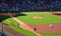 Boston Red Sox v LA Angels at Fenway Park.