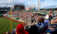 Boston Red Sox v LA Angels at Fenway Park.