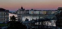 Fading light on the Danube.