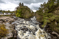 Falls of Dochart at Killin.