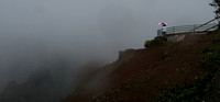 High in the clouds at Waimea Canyon.