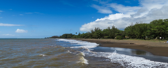 The view from Waimea Pier.