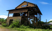 A decaying sugar mill at Waimea.