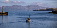 Sailing out of Mallaig Harbour.