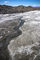 On the ice cap.