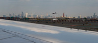 The New York skyline from Newark airport.