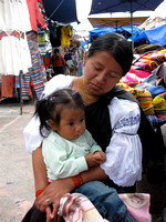 Otavalo market, Ecuador.