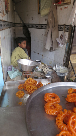 Street food in Delhi.