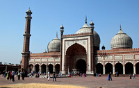 The Jama Masjid, the great mosque of Delhi.