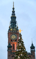 The town hall spire.