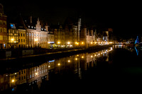 Exploring the Christmas lights of Gdansk.